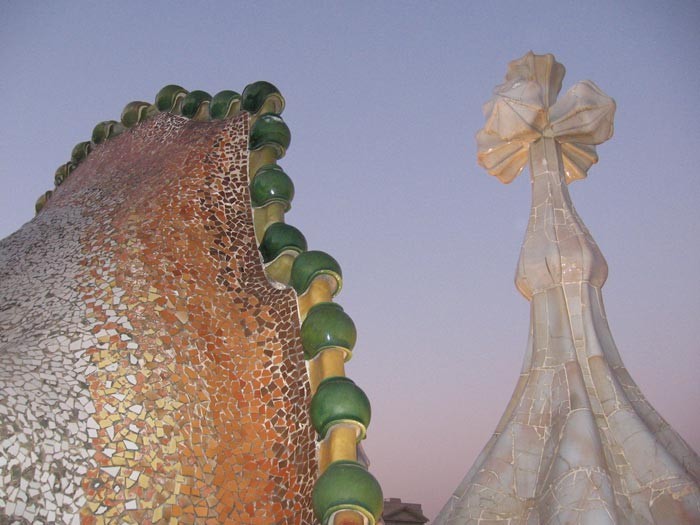 Casa Batlló rooftop detail